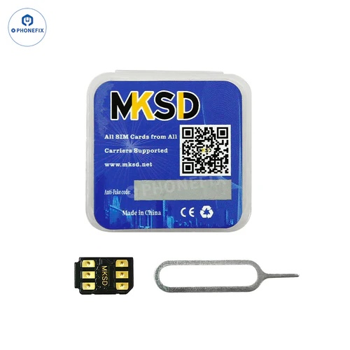 MKSD iOS 18 SIM Unlock Card with Single-sided Adhesive For iPhone 16 Series