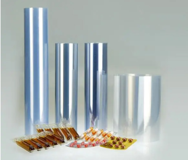 0.2-0.6mm transparent PVC rigid film for pharmaceutical packaging materials