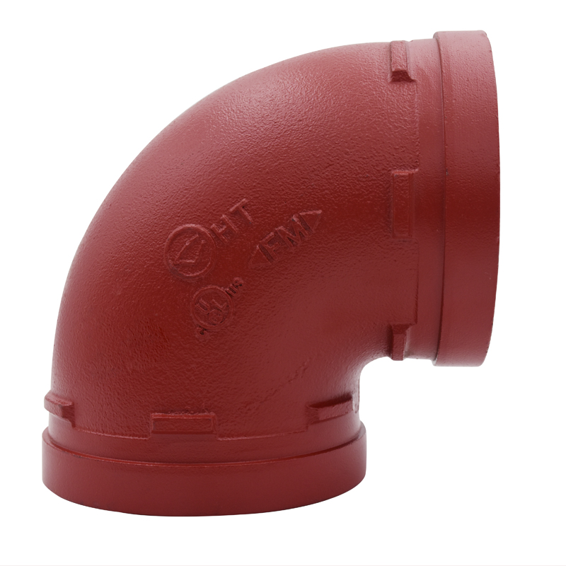 Ductile iron grooved elbow 90 Degree No90