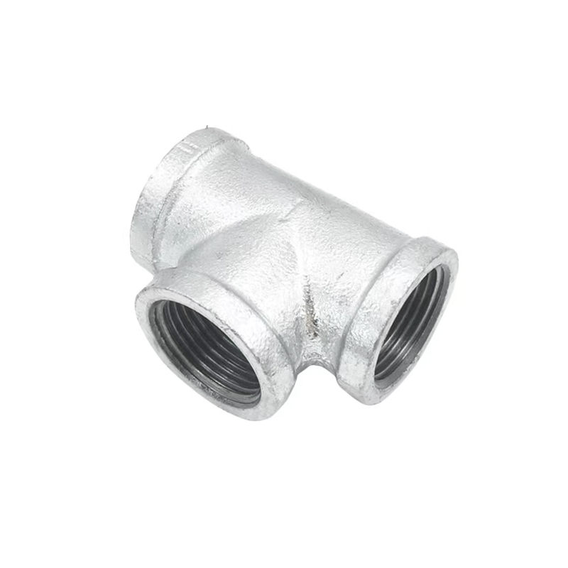 Equal Tee Galvanized Malleable Iron Pipe Fittings No130