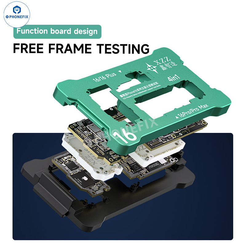 XZZ iSocket for iPhone 16 Plus/16 Pro Max Motherboard Layering Test