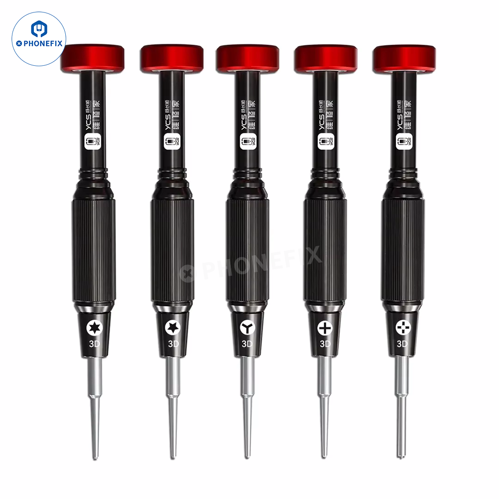 YCS-T05 3D Screwdriver Set 5-In-1 Magnetic Bits Disassembly Tool