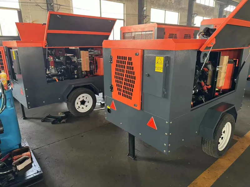 102kw ST-YN-1212-102 Diesel Powered Mobile Air Compressor For Engineering