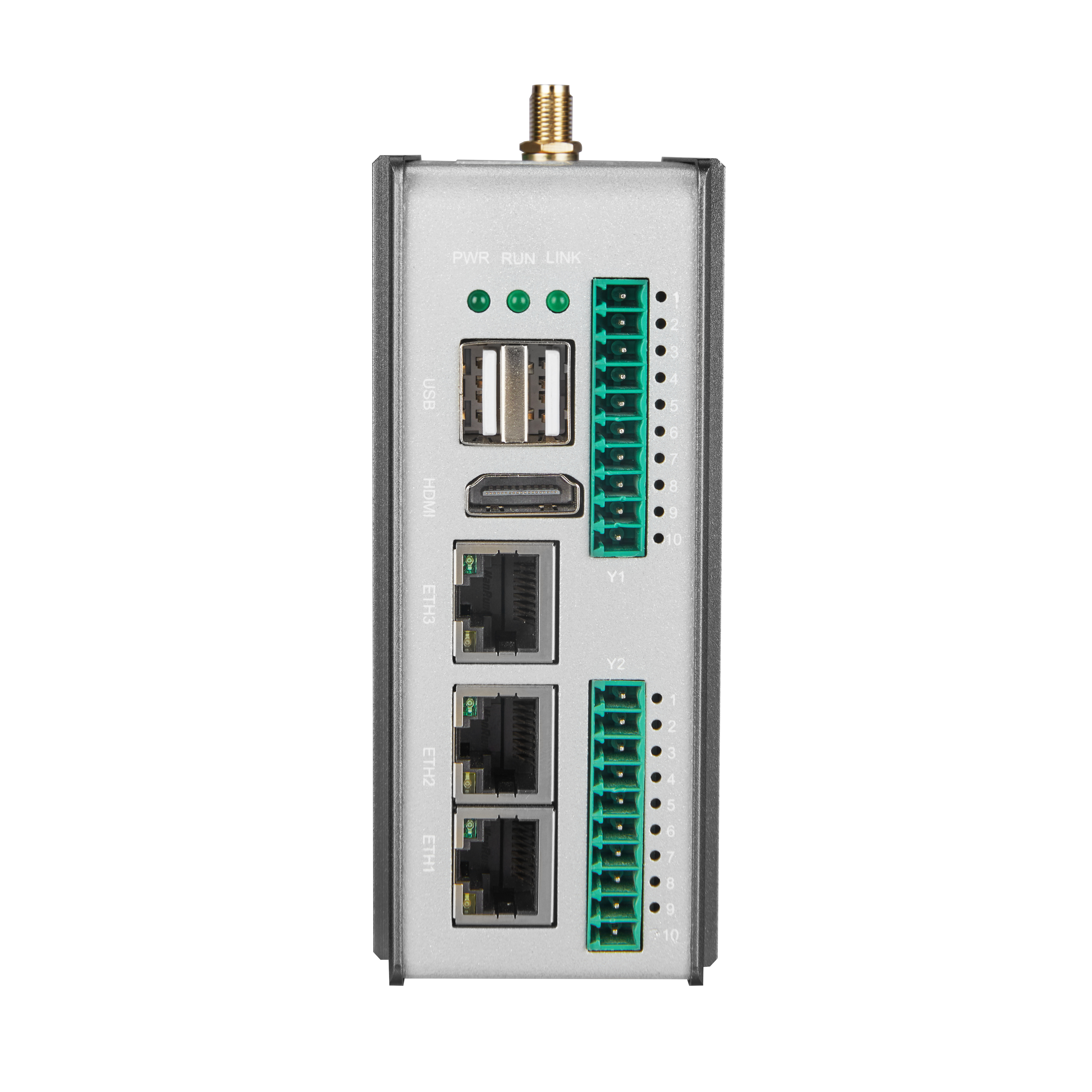 Edge Comupting Gateway 4xA53 SOM340 1+8GB ARM Architecture Optional RS485/RS232/CAN/GPIO/DIN/DO/AIN/AO/RTD/TC 