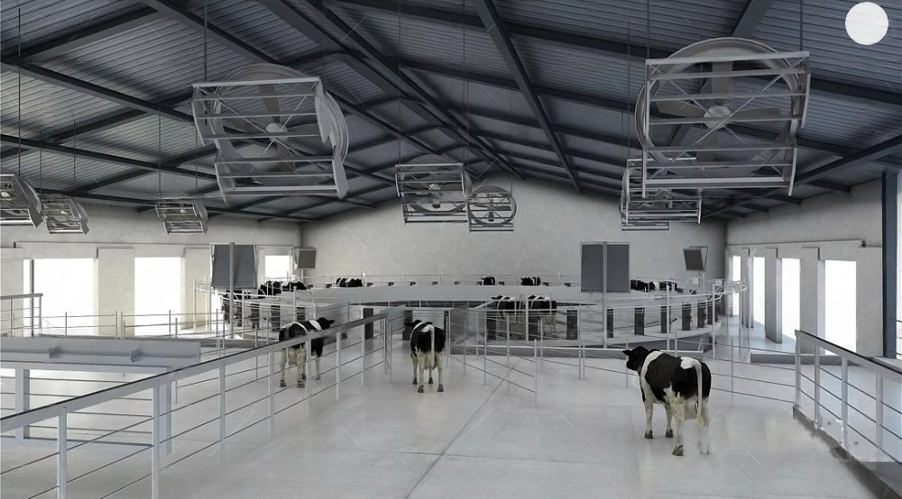 2025 China Low Cost Prefabricated Steel Insulated Roof Goat/Sheep Shed Cow Stable Feed Farming House Buildings For Sale