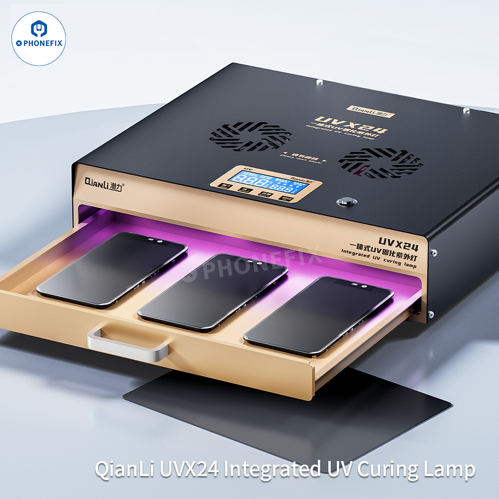 QIANLI UVX24 16-inch UV Curing Lamp Box For Various Sizes Screens of iPhone