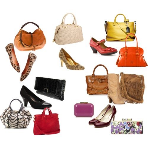 footwear & bags of Different Brands