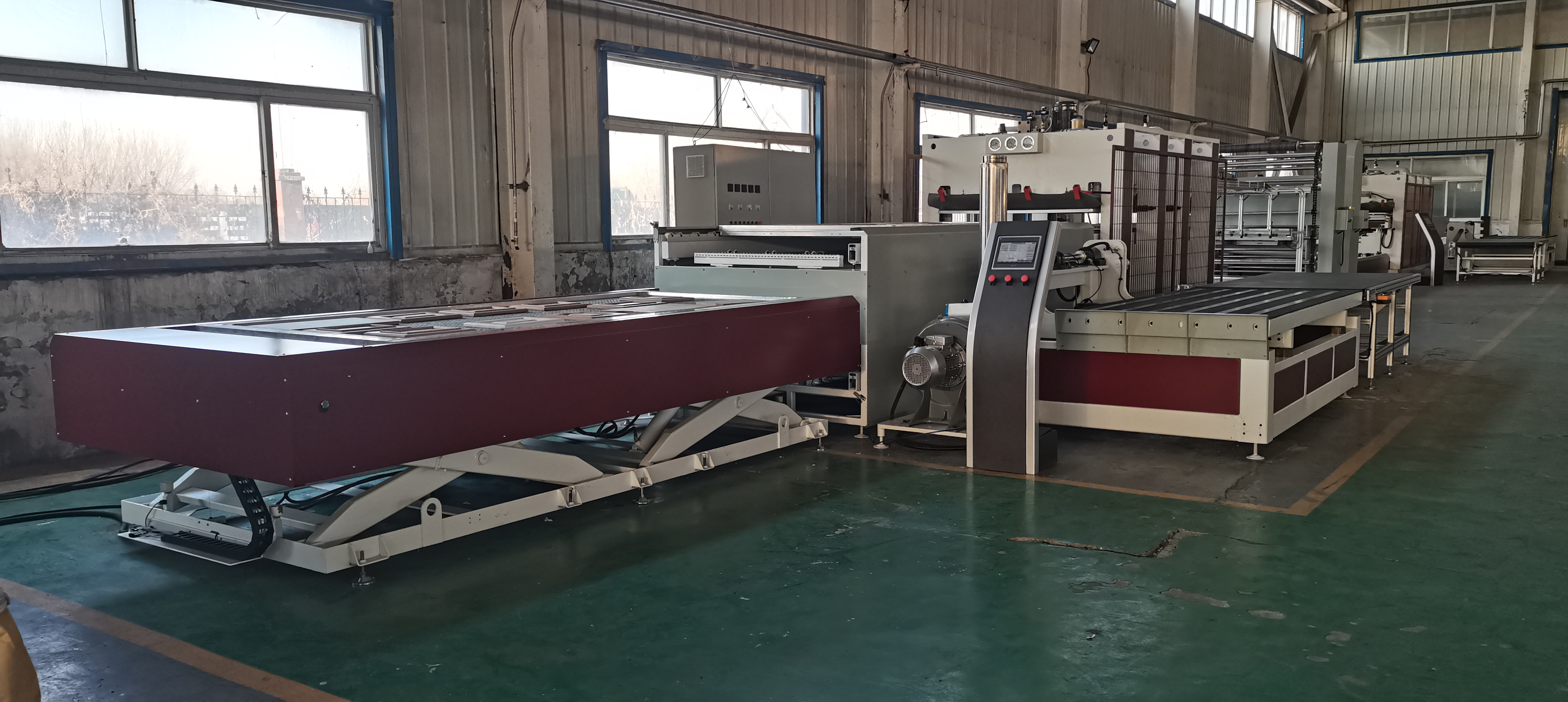 TM3000F-P Auto laser scan PIN system positive and negative pressure machine