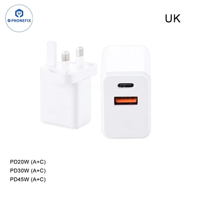 PD 45W Dual-Port Portable Super Fast Charging Adapter – Power Up Fast