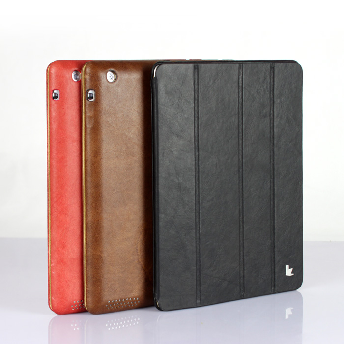 Vintage Real Leather Smart Cover for the new iPad