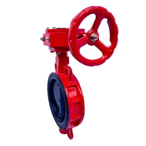 D 371X-16Q Wafer Gear Type Butterfly Valve