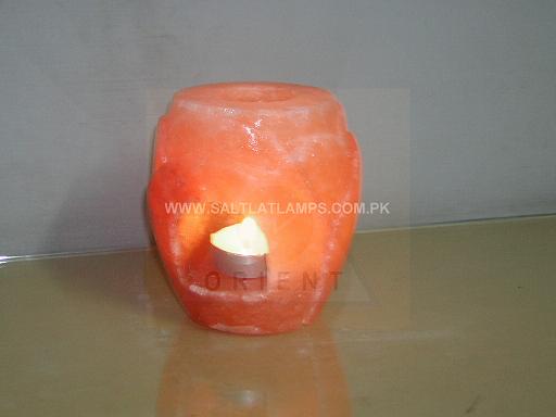 Himalayan Crystal Salt Lamps and Candle Holders