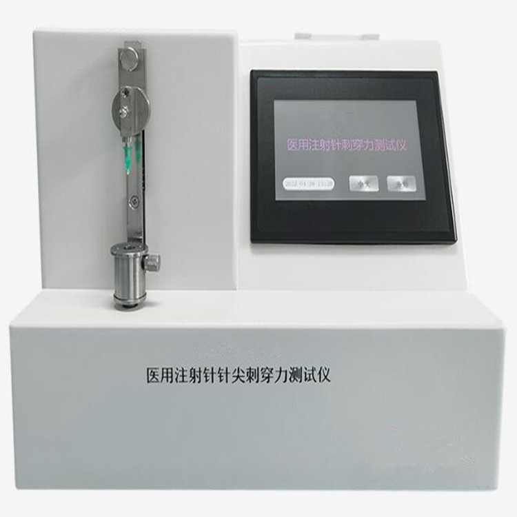 Medical injection needle tip puncture force tester