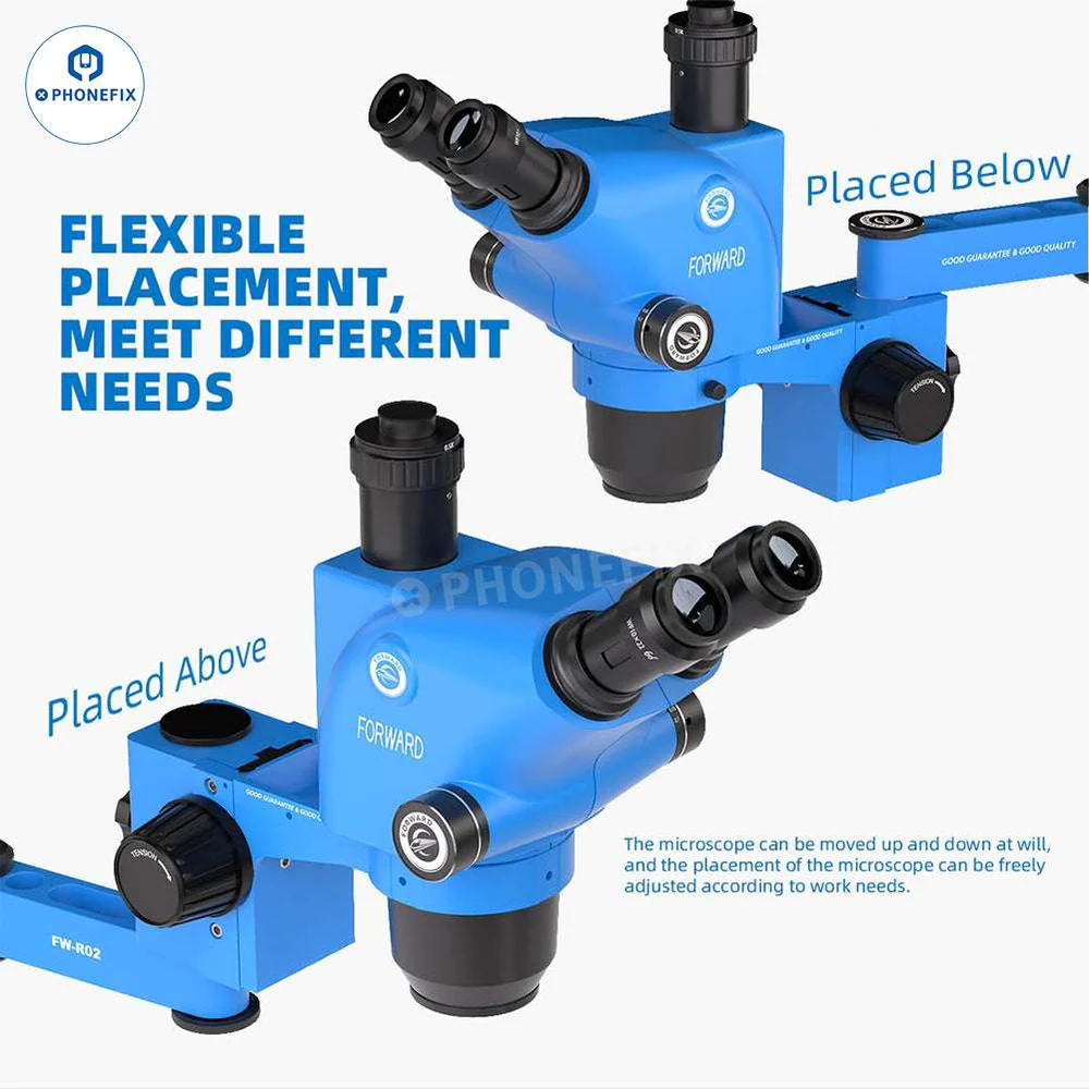 Adjustable Height  Rotatable Microscope Rocker Arm