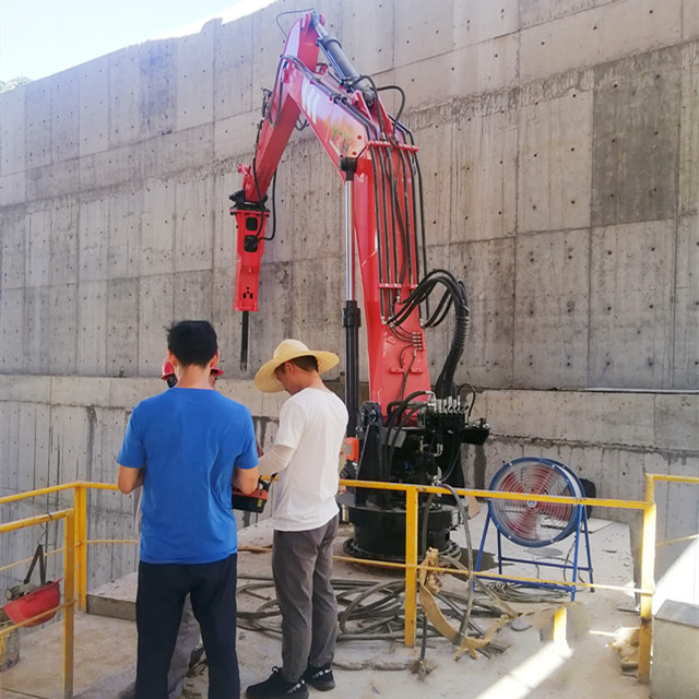 YZH pedestal rockbreaker boom systems