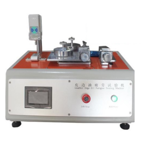 Leather edge oil fatigue testing machine