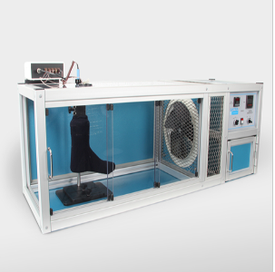 Whole shoe breathability and heat preservation testing machine