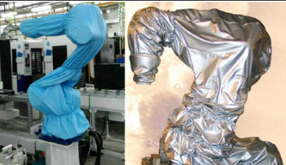 Cleaning robot protective clothing