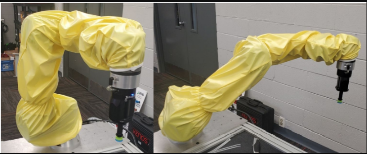 Robot antistatic protective clothing