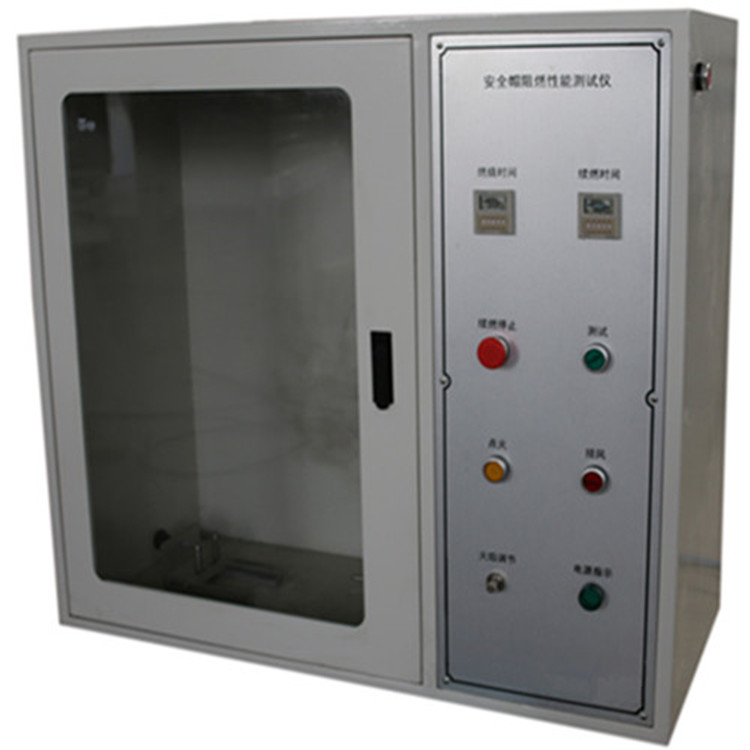 Safety hat flame retardant performance tester