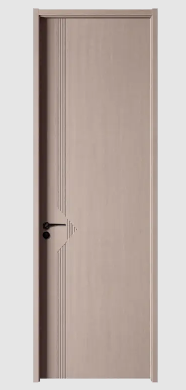 Simple Design Splicing Hot Press Wooden Grain MDF Door Skin