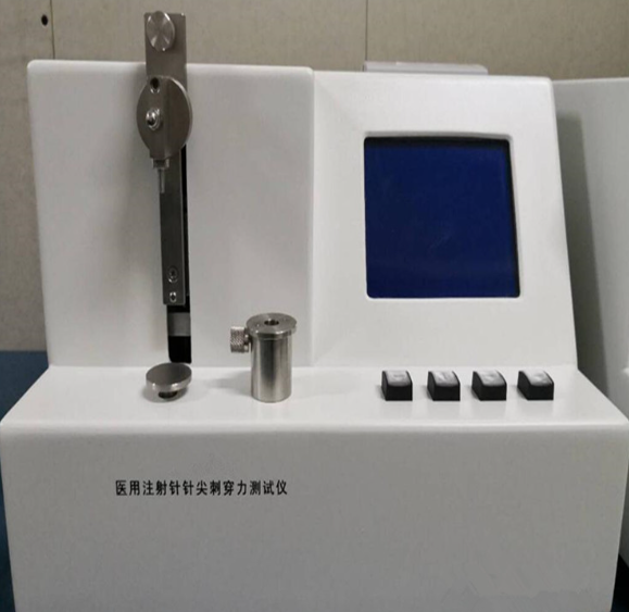 Medical injection needle tip puncture force tester