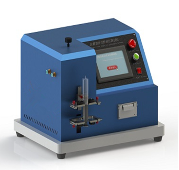 Negative pressure tester for medical syringes