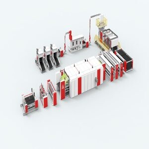 ALGYB--1000mm Acoustic Panel Nonwoven Fabric Production Line