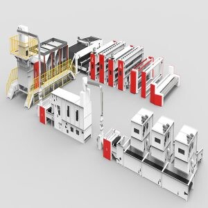 ALTG--6500mm Repurchase TOP Product PET Geotextile Nonwoven Fabric Production Line