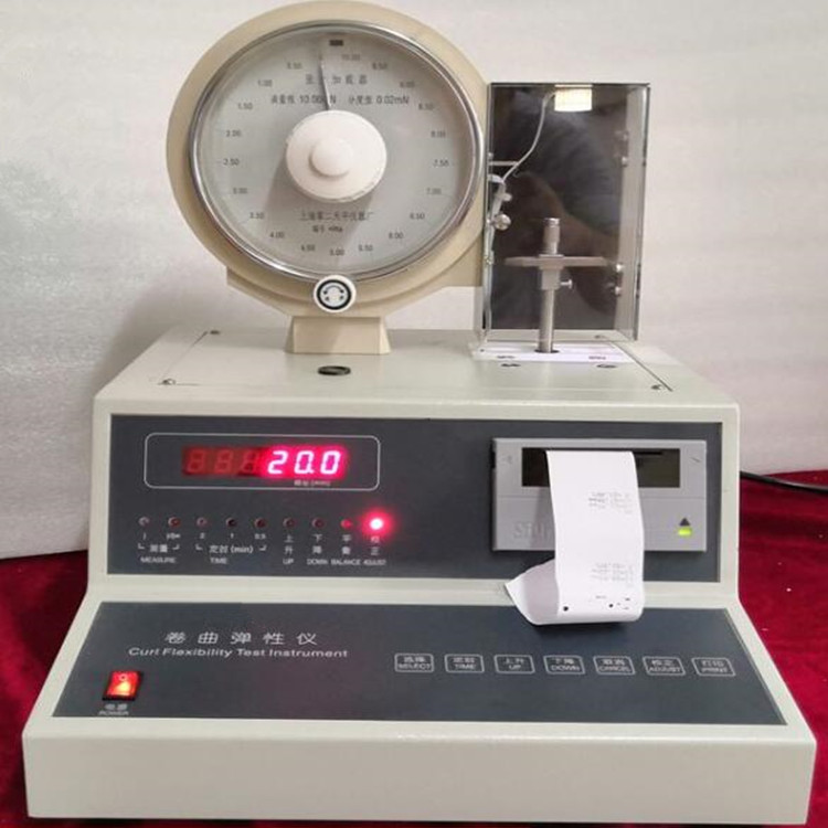 Fiber crimp elastometer