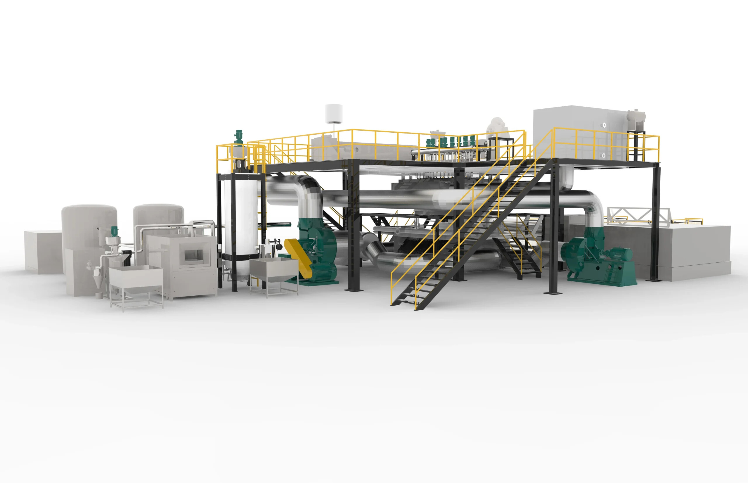 3200mm High Strength Large PET Spunbond Nonwoven Machine