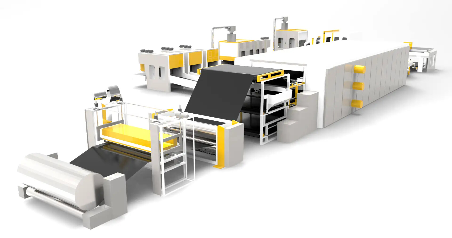 ALBJB–2500mm 百洁布/工业抛光垫 无纺布生产线