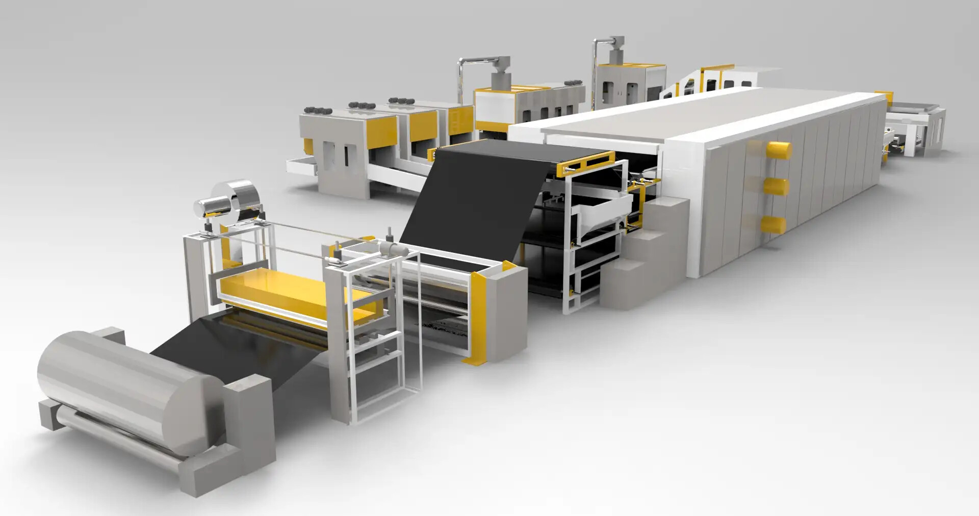 AL–2400mm S型PP纺粘无纺布生产线