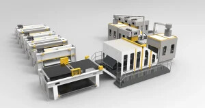 ALBJB--1500mm Cleaning Cloth Scouring Pad Needle Punching Nonwoven Making Machine