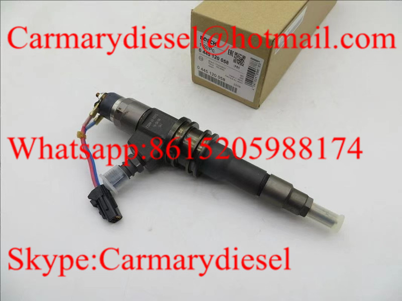 BOSCH Genuine common rail fuel injector 0445120058 for MITSUBISHI Fuso ME356178, ME355793