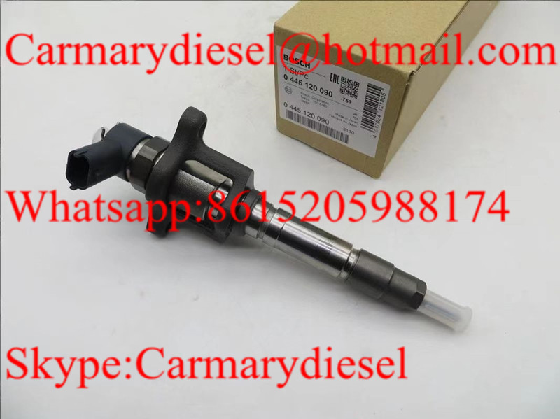 BOSCH Genuine common rail fuel injector 0445120090 for MITSUBISHI FUSO 4M50-TE ME227600, ME225190