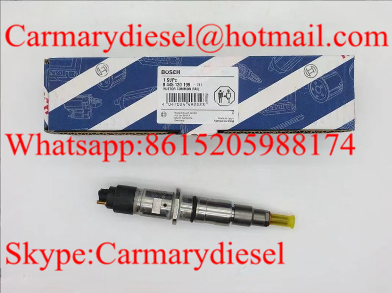 BOSCH Common rail fuel injector 0445120199 for CUMMINS ISLE EURO IV 4994541