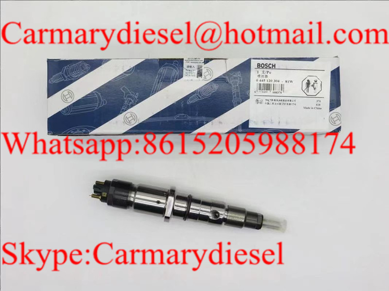 BOSCH Common rail fuel injector 0445120304 for Cummins ISLE 5272937
