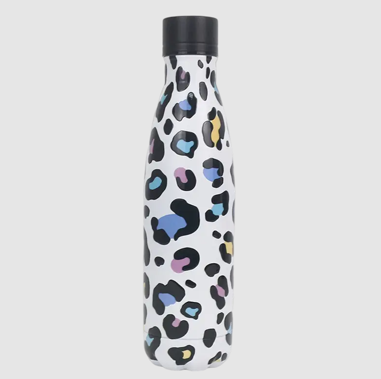 500ml 304 Stainless Steel Spiral Silicone Inner Plug High Sealing Leakproof Cola Bottle