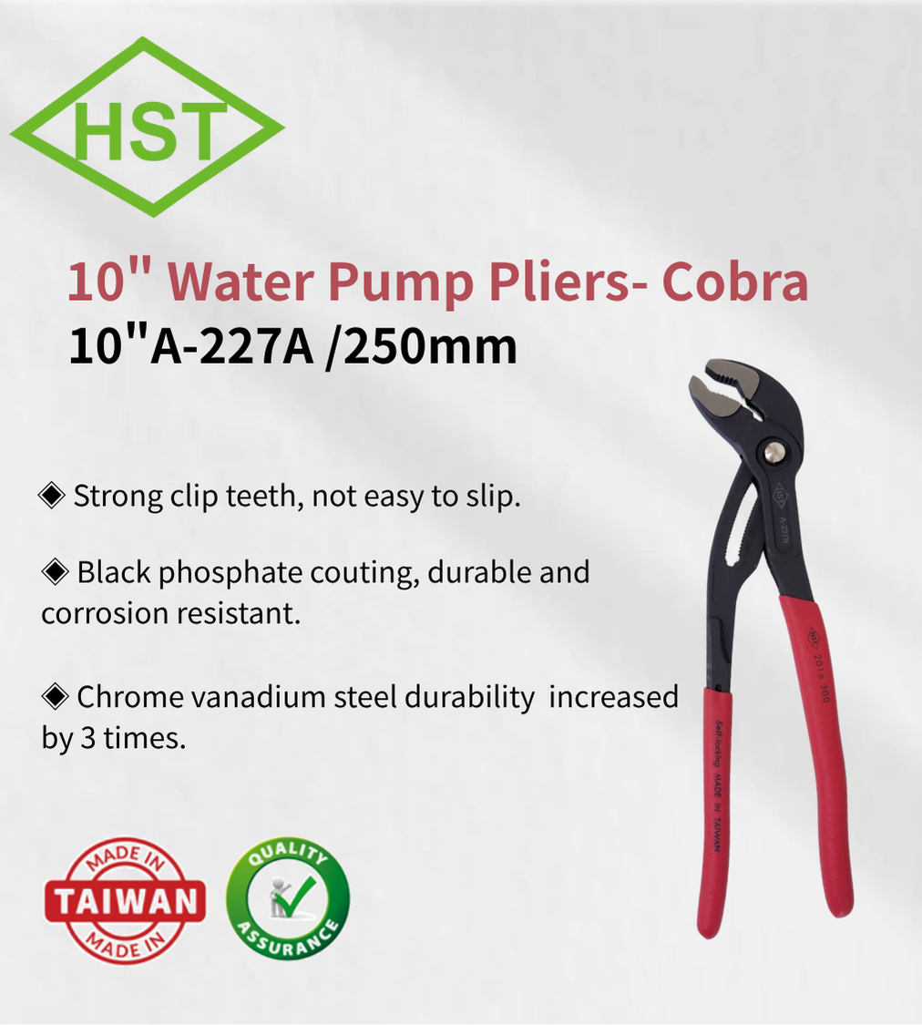 HST 10 Water Pump Pliers-Cobra ( A-227A )