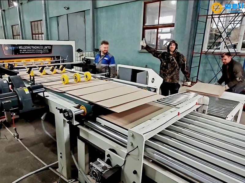 1400 mm industrial paper automatic hardboard production line