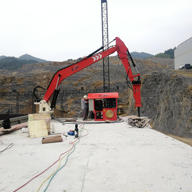  Mining Stationary Rockbreaker Boom System