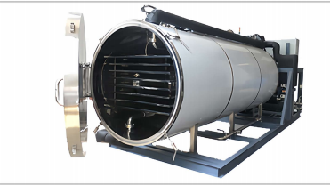 The freeze dryer is used to produce freeze-dried coffee powder and freeze-dried tea