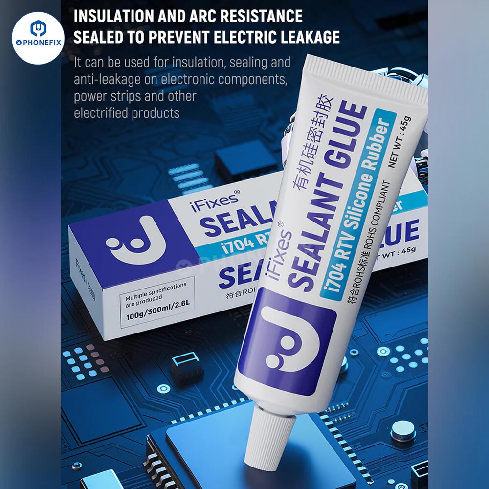 iFixes i704 RTV Silicone Rubber Sealant CPU Thermal Paste for Quick Repair of Electronic Electronic Components