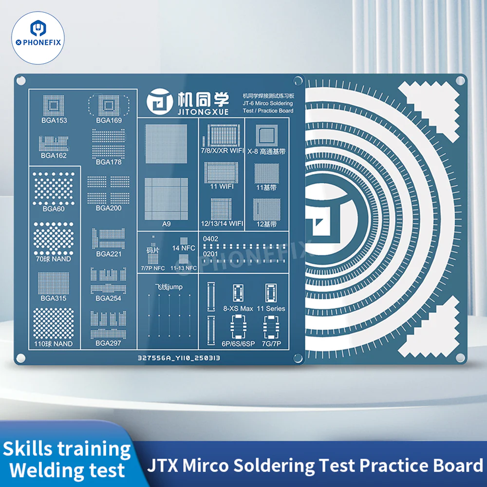 JTX JT-6 BGA Soldering Board PCB IC Practicing