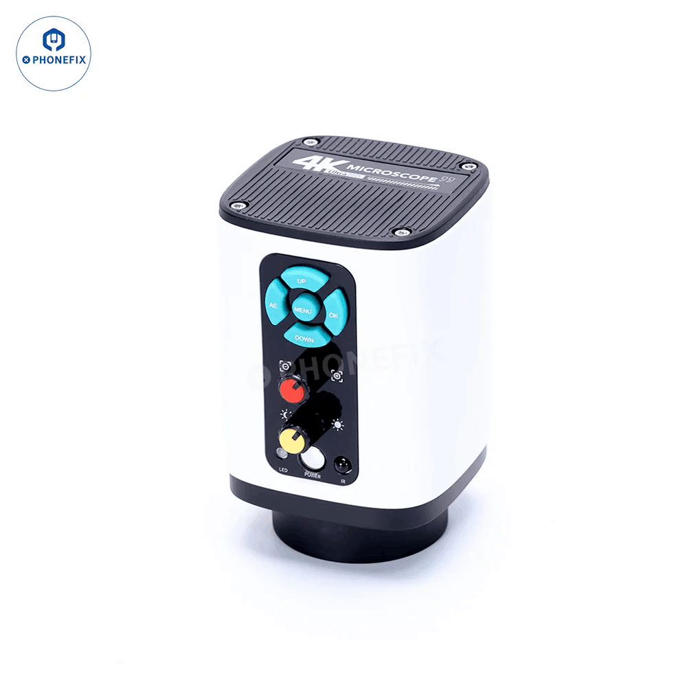 4K Ultra HD Microscope Camera Integrated Lens Light for mobile phone motherboard BGA CPU IC soldering and repair