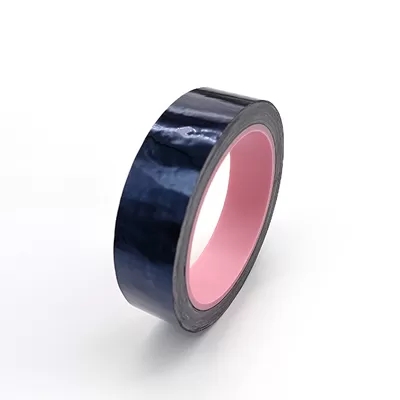 2.5mil ESD Black Heat Resistant Tape Low Electrostatic Discharge