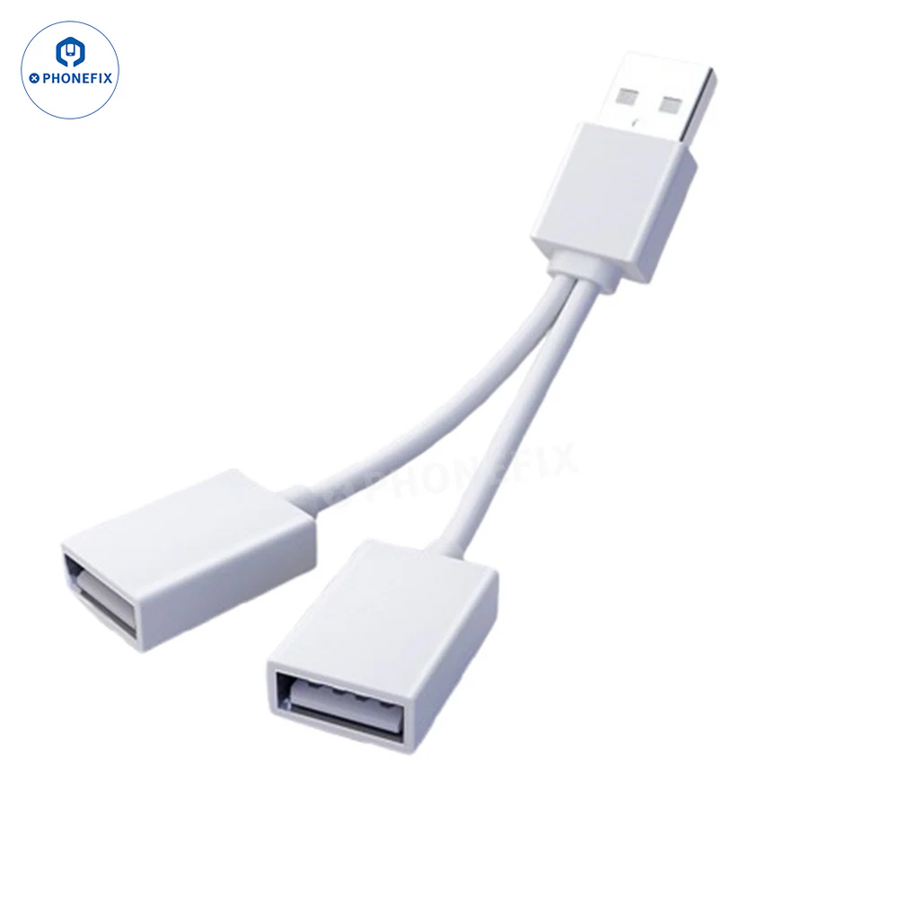 One-to-two USB Splitter Multi function Adapter For Phone Charging