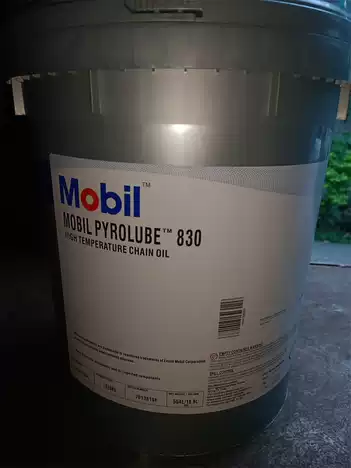 Mobil Pyrobule 830 18.9L Grease Superior High Temperature Lubricant for Mineral Wool, Ceramic, Textile, Paper, Timber