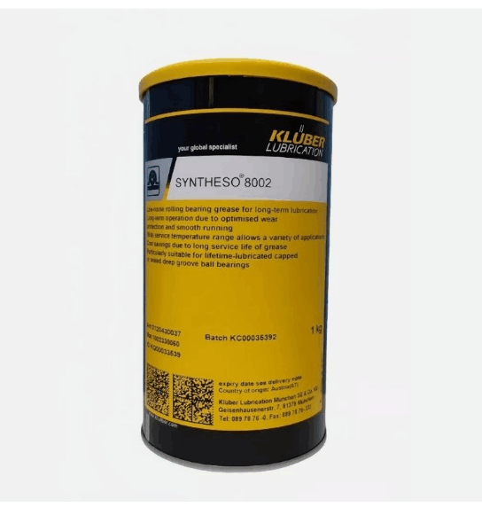  KLUBER SYNTHESO 8002 1KG  for Use in Plain Bearings of Bridge and Upper Works